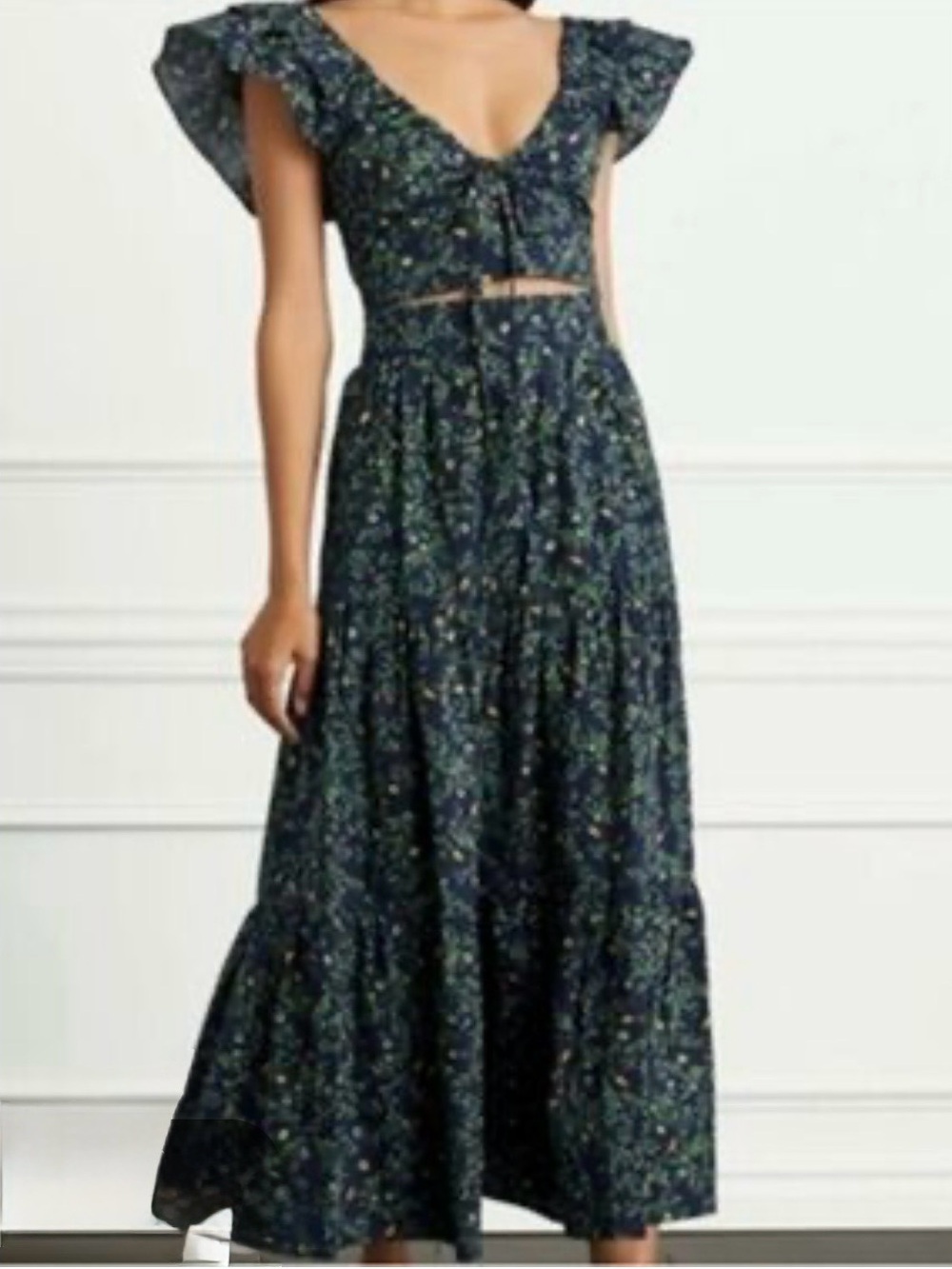 Hill House Fruit Vegetable 2 Piece Maxi Dress M/L Garden